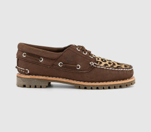 Timberland Womens Noreen Boat Shoes Medium Brown Nubuck, 4