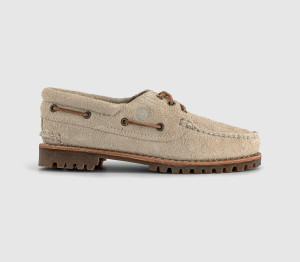 Timberland Womens Noreen Boat Shoes Cream Suede Natural, 3.5