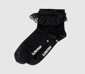 Dr. Martens Frill Socks Black, S/M
