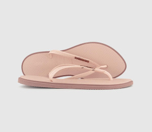 Havaianas Womens Slim Point Flip Flops Crocus Rose Pink, 8