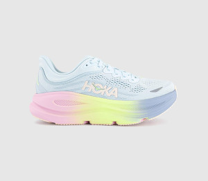 HOKA Womens Bondi 9 Trainers Glimmering Blue Overcast, 8