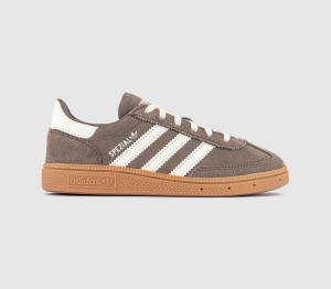 Adidas Kids Handball Spezial Youth Trainers Brown Earth Strata Offwhite Gum Natural, 11 youth