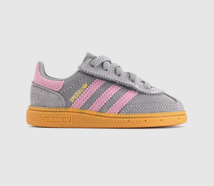 Adidas Kids Handball Spezial Infant Trainers Grey Pink, 7infant