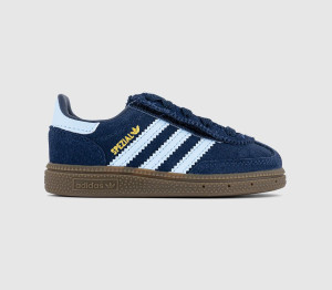 Adidas Kids Handball Spezial Infant Trainers Collegiate Navy Clear Sky Gum Blue, 9infant