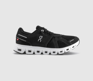 ON Womens Cloud 6 Trainers Black White F