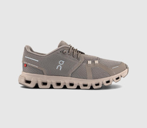 ON Womens Cloud 6 Trainers Cinder Fog F In Grey, 7