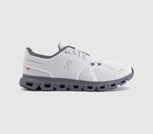 ON Mens Cloud 6 Trainers Wolf Rock In Grey, 9