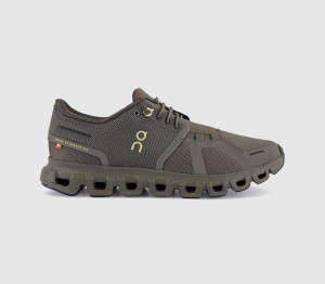 ON Womens Cloud 6 Trainers Grizzly Grizzly F In Natural, 7.5