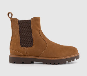 TOMS Mens Griffin Men's Chelsea Boots Walnut Brown, 7