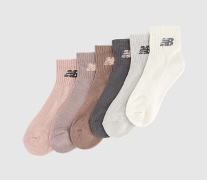 New Balance Socks Socks Nb Everyday Ankle Sock 6 Pack Brown Grey Multi