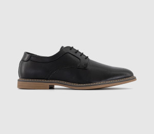 OFFICE Mens Chancery Casual Lace Up Derby Shoes Black, 8