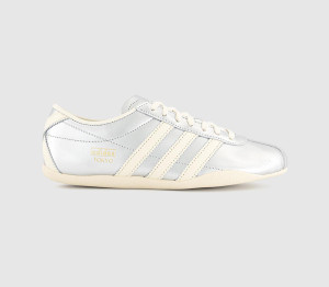Adidas Womens Tokyo Trainers Silver Metallic Cream White Gold Multi, 8.5