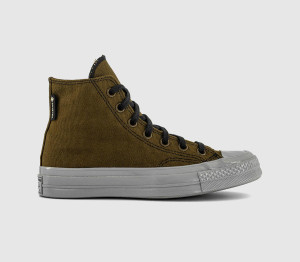 Converse Kids Chuck 70 Hi Trainers Surplus Olive In Green, 3.5