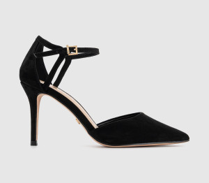 OFFICE Womens Hidden Two Part Court Heels Black, 4