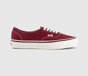 Vans Womens LX Authentic 44 Trainers Duck Canvas Bordeaux Red, 4