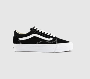 Vans Kids LX Old Skool Trainers Black White, 5