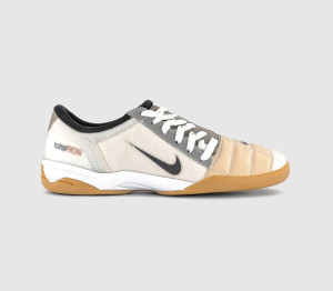 Nike Womens T90 Trainers White Black Gum Light Brown, 4