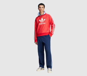 Adidas Consortium Mens Red Nylon Crew Jersey, Size: XS