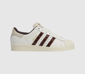 adidas Womens Wales Bonner x Superstar Trainers Wonder White Fox Brown Wonder White, 6