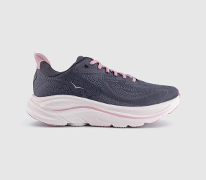 HOKA Womens Clifton 10 Trainers Galaxy Dried Rose F In Pink, 4.5