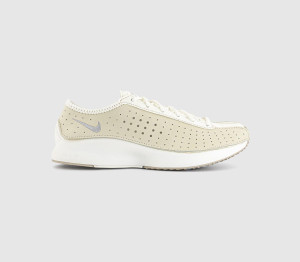 Nike Womens Air Superfly Trainers Coconut Milk Metallic Silver Sail In White, 6