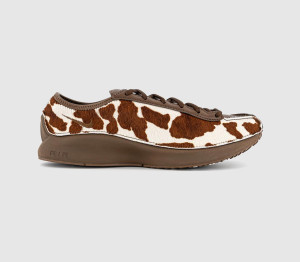 Nike Womens Air Superfly Trainers Brown Cow Print, 3.5