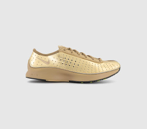 Nike Womens Air Superfly Trainers Metallic Gold Parachute Beige Black In Multi, 6.5