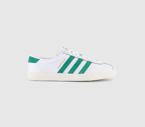 adidas Girls Blanc Sporty & Rich Cloud White Court Green, 4.5