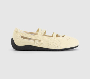 Puma Womens Speedcat Ballet Pumps Creamy Vanilla Gum White, 7