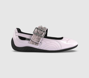 PUMA Womens Speedcat Ballet Pumps Power Pink Black, 5