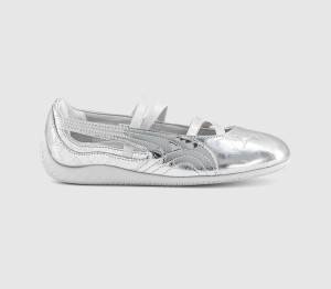 Puma Womens Speedcat Ballet Pump Trainers Silver Feather Multi, 7