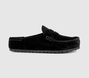 Birkenstock Mens Naples Wrapped Loafers Black, 9