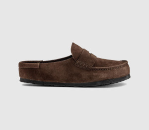 Birkenstock Mens Naples Wrapped Loafers Carafe Brown, 9