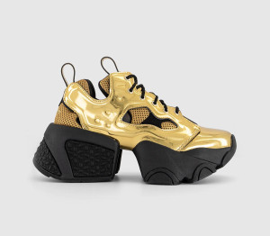 Comme Des Garcons Womens Cdg Noir Kei Ninomiya X Instapump Fury Gold In Multi, 3