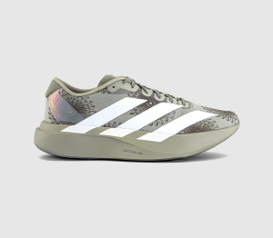 adidas Mens Adizero Evo SL M Trainers Labrum Sesame White Legacy Green In Natural, 7