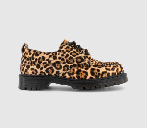 Dr. Martens Womens Lowell Shoes Archive Leopard Multi, 5