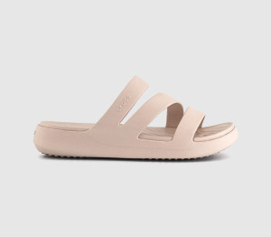 Crocs Womens Getaway Strappy Sandals Quartz Pink, 5