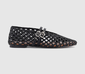 OFFICE Womens Flirt Woven Mary Jane Shoes Black, 8