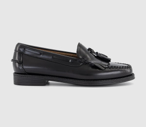 G.H Bass Womens Easy Weejun Kiltie Loafers Black, 3