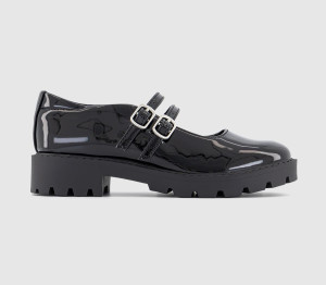 OFFICE Kids Gilly Chunky Mary Jane Shoes Black, Junior11