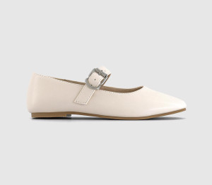OFFICE Kids Gloria Mary Jane Ballet Pumps Cream Natural, Junior10