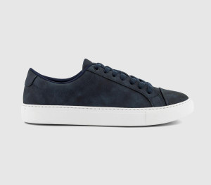OFFICE Mens Cooper 7 Eye Trainers Navy