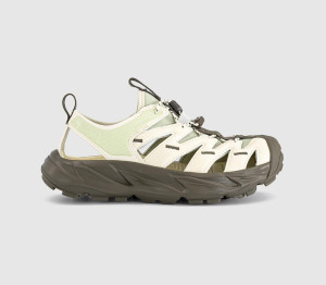 Hoka Womens Hopara Sandals Morning Dew Antique Olive Natural, 6