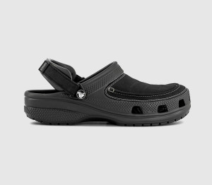 Crocs Mens Yukon Vista II Literid Clogs Black Slate Grey, 9