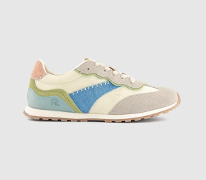 Blowfish Womens Valley Trainers Multi Blue Cream Mix, 3