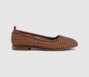 Blowfish Bardot Ballet Flats Cognac Brown, 5