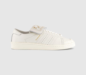 adidas Mens x Chavarria Jabbar Low Trainers Suede In White, 7.5