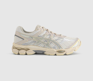 ASICS Womens Gel-cumulus 16 Trainers Cream Pure Silver In Natural, 10.5