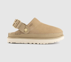 UGG Womens Goldenstar Villa Clogs Mustard Seed Natural, 3