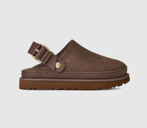 UGG Womens Goldenstar Villa Clogs Molasses Natural, 7